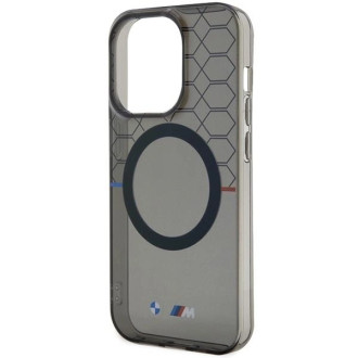 Pouzdro BMW Pattern MagSafe pro iPhone 13 Pro / 13 - šedé