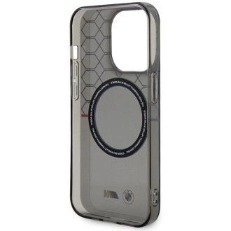 Pouzdro BMW Pattern MagSafe pro iPhone 13 Pro Max - šedé