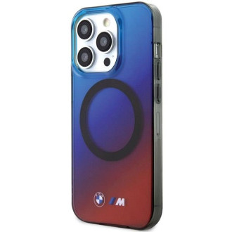 Pouzdro BMW M Gradient MagSafe pro iPhone 15 Pro - červené a modré