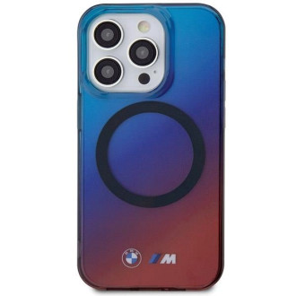 Pouzdro BMW M Gradient MagSafe pro iPhone 15 Pro - červené a modré