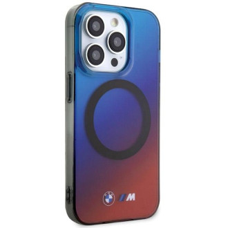Pouzdro BMW M Gradient MagSafe pro iPhone 15 Pro - červené a modré