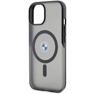 Pouzdro BMW IML Signature MagSafe pro iPhone 15 Plus / 14 Plus - černé