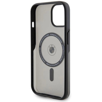 Pouzdro BMW IML Signature MagSafe pro iPhone 15 Plus / 14 Plus - černé