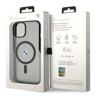 Pouzdro BMW IML Signature MagSafe pro iPhone 15 Plus / 14 Plus - černé