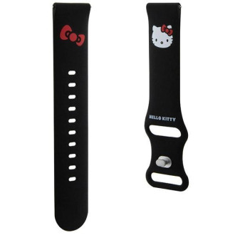 Hello Kitty silikonový řemínek na hlavu univerzální 20mm - černý