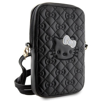 Taška Hello Kitty Quilted Bows Strap - černá