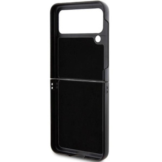 Pouzdro Karl Lagerfeld Saffiano Karl&Choupette Pin pro Samsung Galaxy Z Flip 4 - černé