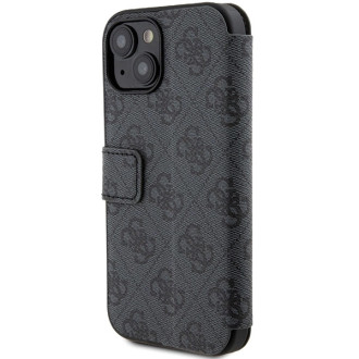 Pouzdro Guess 4G Metal Logo pro iPhone 15 / 14 / 13 - šedé