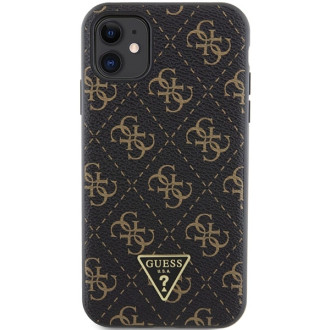 Pouzdro Guess 4G Triangle Metal Logo pro iPhone 11 / XR - černé