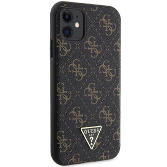 Pouzdro Guess 4G Triangle Metal Logo pro iPhone 11 / XR - černé