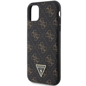 Pouzdro Guess 4G Triangle Metal Logo pro iPhone 11 / XR - černé