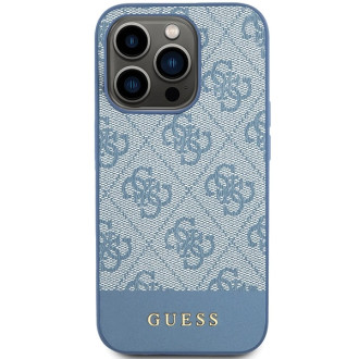 Pouzdro Guess 4G Stripe Collection pro iPhone 15 Pro - modré