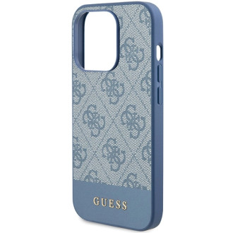 Pouzdro Guess 4G Stripe Collection pro iPhone 15 Pro - modré