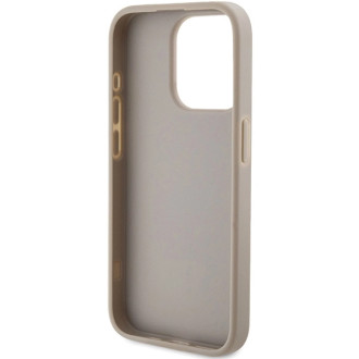 Pouzdro Guess 4G Triangle Metal Logo pro iPhone 15 Pro - bílé