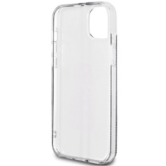 Pouzdro Guess IML 4G Gold Stripe pro iPhone 15 Plus / 14 Plus - černé