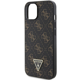 Pouzdro Guess 4G Triangle Metal Logo pro iPhone 15 Plus / 14 Plus - černé