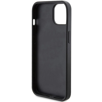 Pouzdro Guess 4G Triangle Metal Logo pro iPhone 15 Plus / 14 Plus - černé