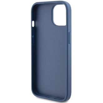 Pouzdro Guess 4G Big Metal Logo pro iPhone 15/14/13 - modré