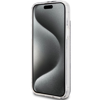 Pouzdro Guess IML 4G Gold Stripe pro iPhone 15/14/13 - černé