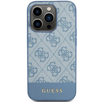 Pouzdro Guess 4G Stripe Collection pro iPhone 15 Pro Max - modré