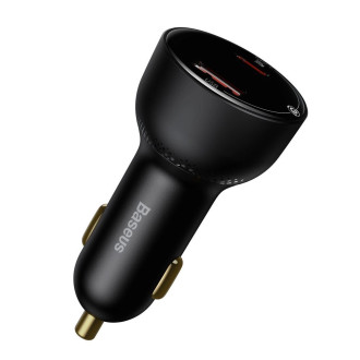 Baseus Superme rychlonabíječka do auta USB / USB Type C 100W PPS Quick Charge Power Delivery + USB kabel Typ C 100W (20V/5A) 1m černý (TZCCZX-01)