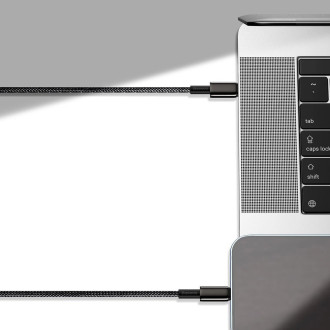 Baseus USB Type C - USB Type C kabel Napájení Rychlé nabíjení 100 W 5 A 1 m černý (CATWJ-01)