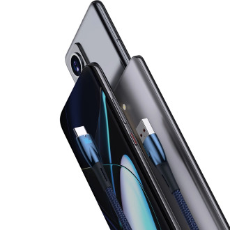 [RETURNED ITEM] Baseus Glimmer Series rychlonabíjecí kabel USB-A - USB-C 100W 480Mbps 1m modrý