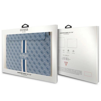 Guess 4G Printed Stripes kryt na 14&quot; notebook - modrý