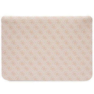 Guess 4G Printed Stripes kryt na 14&quot; notebook - růžový