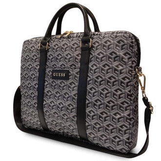 Taška Guess GCube Stripes na 16&quot; notebook - černá