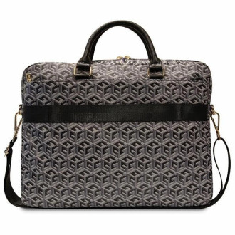 Taška Guess GCube Stripes na 16&quot; notebook - černá