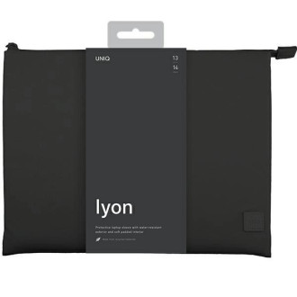 Uniq Lyon Waterproof RPET case pro 14&quot; notebook - černá