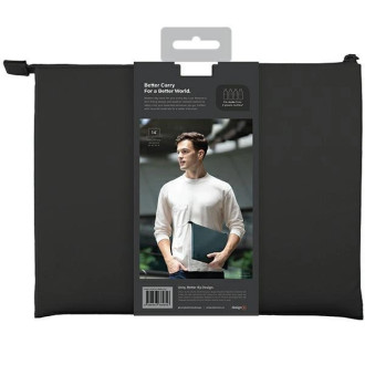 Uniq Lyon Waterproof RPET case pro 14&quot; notebook - černá