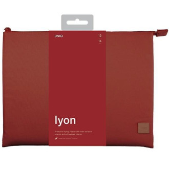 Uniq Lyon Waterproof RPET case pro 14&quot; notebook - červená