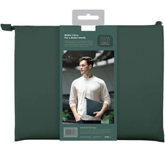 Uniq Lyon Waterproof RPET case pro 14&quot; notebook - zelená