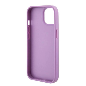 Guess GUHCP15SP4EPMU iPhone 15 6,1&quot; fialový/světle fialový pevný obal Kožený 4G vyražený