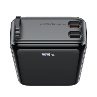 Powerbanka Acefast M4 PD 67W 20000mAh s vestavěným kabelem - černá