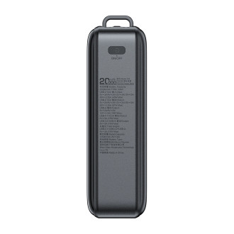 Powerbanka Acefast M4 PD 67W 20000mAh s vestavěným kabelem - černá