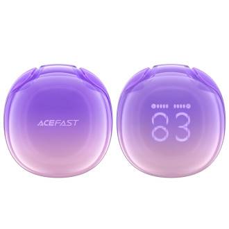 Bezdrátová sluchátka do uší Acefast T9 Bluetooth 5.3 - fialová