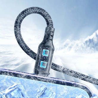 4v1 USB kabel USB-A - 2 x USB-C / Lightning / Micro pro nabíjení a přenos dat 1,2 m Joyroom S-1T4018A18 - černý