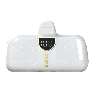 Mini powerbanka Dudao K20SC ve tvaru tašky USB-C 5000mAh - bílá