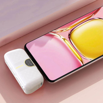 Mini powerbanka Dudao K20SL ve tvaru Lightning brašny 5000mAh - bílá
