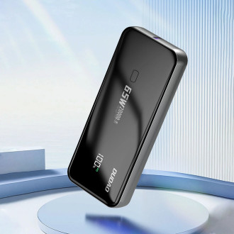 Dudao K65 Powerbanka s USB-A / USB-C displejem 20000mAh 65W – černá