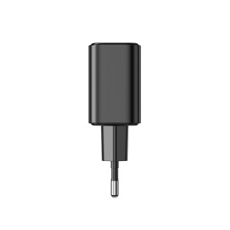 EU Joyroom JR-TCF05 20W USB-A USB-C nabíječka + USB-C kabel - černý