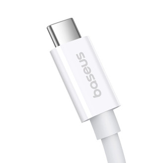 Baseus CB000068 USB-C - USB-C kabel 240W PD 8K 60Hz 1m - bílý