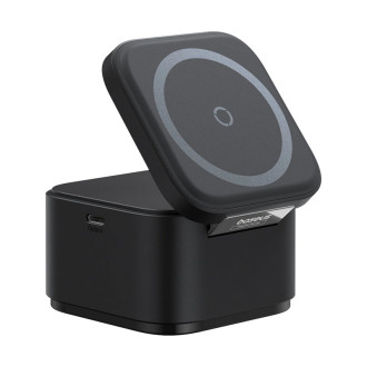 Baseus BS-W531 MagSafe / Qi USB-C 20W bezdrátová nabíječka - černá