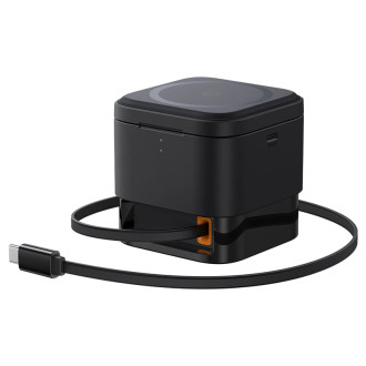 Baseus BS-W531 MagSafe / Qi USB-C 20W bezdrátová nabíječka - černá