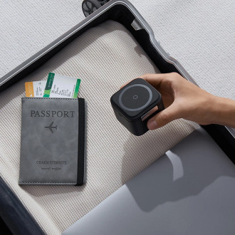 Baseus BS-W531 MagSafe / Qi USB-C 20W bezdrátová nabíječka - černá