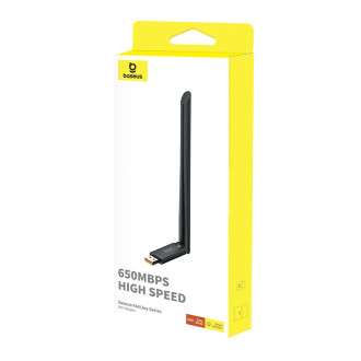 Baseus BS-OH173 650Mb/s 5 GHz USB síťová karta - černá