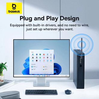 Baseus BS-OH173 650Mb/s 5 GHz USB síťová karta - černá